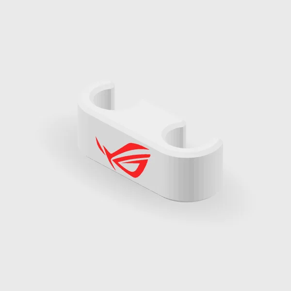 White body / red logo