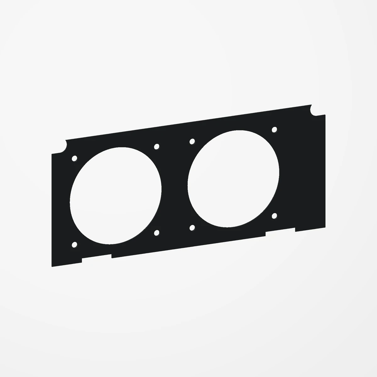 Jonsbo N4 92 mm fan adapter: Adapter