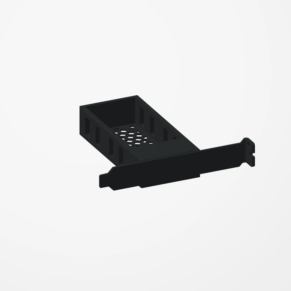 Twin 40 mm fan mount for an HBA card: Mount