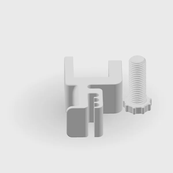 Desk Clamp Headphone Holder rendered preview